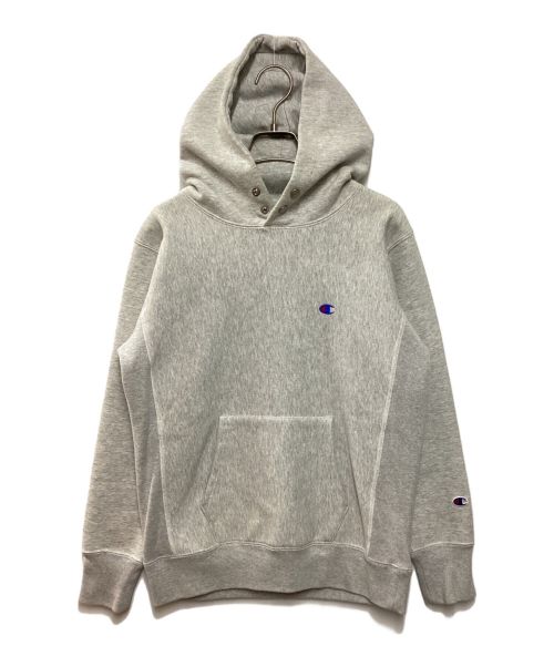 Champion（チャンピオン）Champion (チャンピオン) REVERSE WEAVE STORMSHELL HOODED SWEAT SHIRT グレー サイズ:Mの古着・服飾アイテム