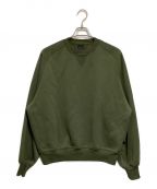 DAIWA PIER39ダイワ ピア39）の古着「TECH FREEDOM SLEEVE CREW NECK SWEAT SHIRTS」｜グリーン