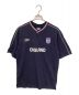 UMBRO（アンブロ）の古着「イングランド代表Vネックカットソー」｜ネイビー