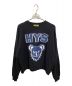 Hysteric Glamour（ヒステリックグラマー）の古着「HYS DEADアップリケオーバーサイズスウェット」｜ブラック