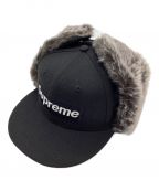 SUPREME×New Eraシュプリーム×ニューエラ）の古着「Earflap Box Logo Cap」｜ブラック