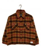 Schottショット）の古着「SHAGGY PLAID SHIRT」｜レッド×オレンジ