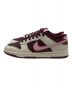 NIKE (ナイキ) DUNK LOW RETRO PRM アイボリー×ボルドー サイズ:US9：9800円