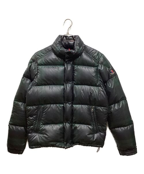 MONCLER（モンクレール）MONCLER (モンクレール) COMBLOUXダウンジャケット グリーン×ネイビー サイズ:3の古着・服飾アイテム