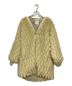 THINK FUR（シンクファー）の古着「Fur×Knit Medium Cardigan」｜アイボリー