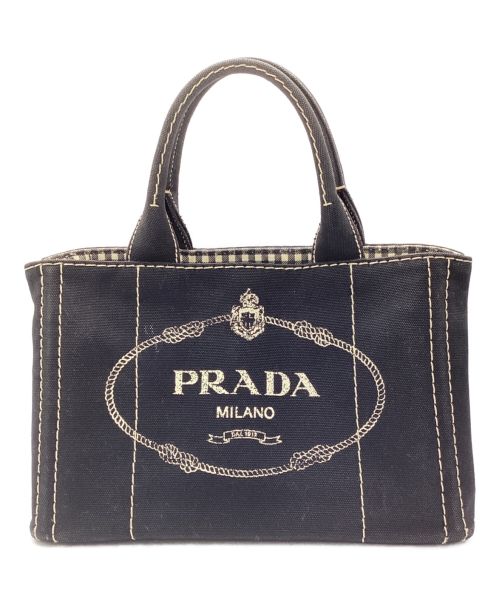 PRADA（プラダ）PRADA (プラダ) カナパトートバッグ ブラックの古着・服飾アイテム