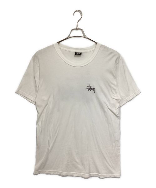 stussy（ステューシー）stussy (ステューシー) ロゴプリントTシャツ ホワイト サイズ:Mの古着・服飾アイテム