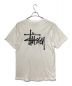 stussy (ステューシー) ロゴプリントTシャツ ホワイト サイズ:M：6000円