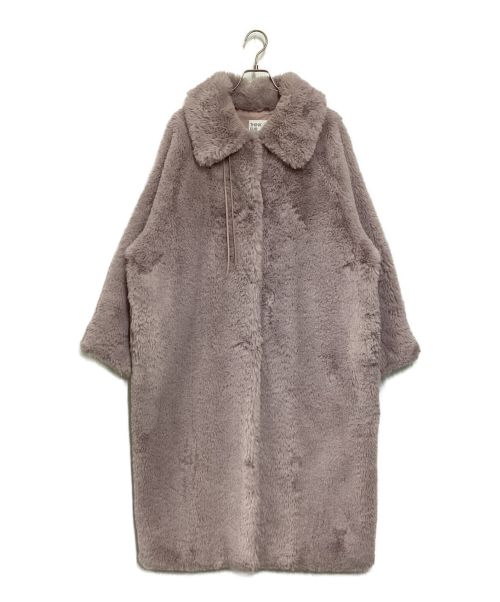 THINK FUR（シンクファー）THINK FUR (シンクファー) Rex Like Fur Cocoon Coat ピンク サイズ:Mの古着・服飾アイテム