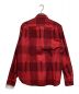 SUPREME (シュプリーム) Logo Plaid Shirt レッド サイズ:S：7800円