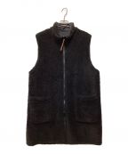 ARMENアーメン）の古着「FLEECE ZIP-UP REVERSIBLE HIGH NECK VEST」｜ブラック