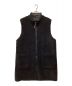 ARMEN（アーメン）の古着「FLEECE ZIP-UP REVERSIBLE HIGH NECK VEST」｜ブラック