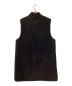 ARMEN (アーメン) FLEECE ZIP-UP REVERSIBLE HIGH NECK VEST ブラック サイズ:3：7000円