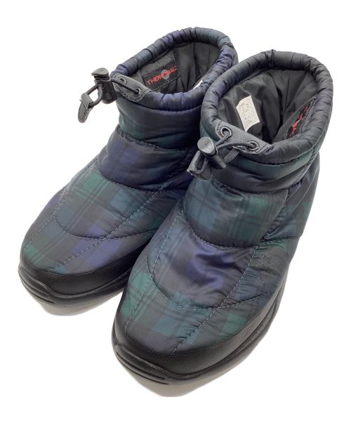 THE NORTH FACE（ザ ノース フェイス）THE NORTH FACE (ザ ノース フェイス) NUPTSE BOOTIE WP II SHORT ネイビー×グリーン サイズ:US8の古着・服飾アイテム