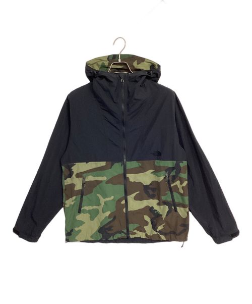 THE NORTH FACE（ザ ノース フェイス）THE NORTH FACE (ザ ノース フェイス) Novelty Compact Jacket グリーン×ブラック サイズ:Mの古着・服飾アイテム