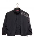 SUPREMEシュプリーム）の古着「Supreme Spellout Embroidered Track Jacket」｜ブラック