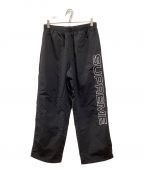 SUPREMEシュプリーム）の古着「Spellout Embroidered Track Pant」｜ブラック