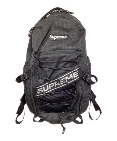 中古・古着通販】SUPREME (シュプリーム) Logo Backpack ブラック 