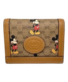 GUCCI×DISNEY（グッチ×ディズニー）の古着「コンパクトウォレット」｜ブラウン