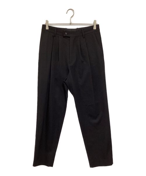 stein（シュタイン）stein (シュタイン) WIDE TAPERED TROUSERS ブラック サイズ:Mの古着・服飾アイテム