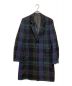 PS Paul Smith（ＰＳポールスミス）の古着「BLANKET CHECK CHESTER COAT」｜グリーン×ネイビー