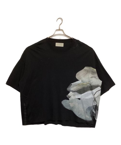 Licht Bestreben（リヒトベシュトレーベン）Licht Bestreben (リヒトベシュトレーベン) PRINT LOOSE T-SHIRT ブラック サイズ:1の古着・服飾アイテム