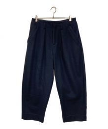 Name.（ネーム）の古着「MELTON WIDE PANTS」｜ネイビー