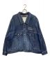 doublet（ダブレット）の古着「MARIONETTE SILK DENIM JACKET」｜インディゴ