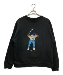 Eastside Golf（イーストサイド ゴルフ）の古着「Core Crew Neck Sweatshirt」｜ブラック