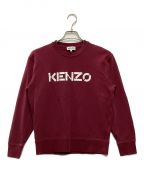 KENZOケンゾー）の古着「クルーネックロゴスウェット」｜レッド