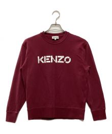 KENZO（ケンゾー）の古着「クルーネックロゴスウェット」｜レッド