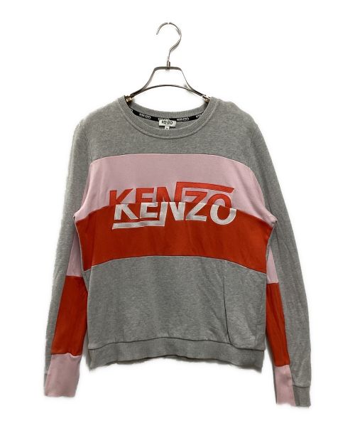 KENZO（ケンゾー）KENZO (ケンゾー) ロゴスウェット グレー サイズ:Mの古着・服飾アイテム