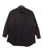 BURLAP OUTFITTERバーラップアウトフィッター）の古着「L/S B.B. SHIRT PV」｜ブラック