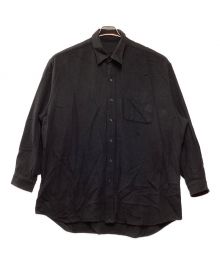 BURLAP OUTFITTER（バーラップアウトフィッター）の古着「L/S B.B. SHIRT PV」｜ブラック