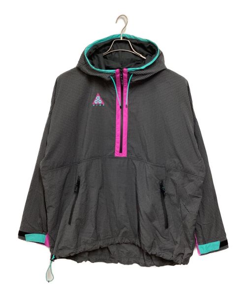 NIKE ACG（ナイキエージーシー）NIKE ACG (ナイキエージーシー) WOVEN HOOD ANORAK JACKET ブラック サイズ:2XLの古着・服飾アイテム