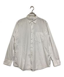 Graphpaper（グラフペーパー）の古着「Broad Regular Collar Shirt」｜ホワイト