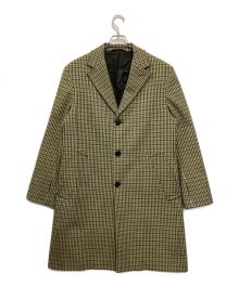 Acne studios（アクネ ストゥディオス）の古着「OVIDIUS VICHY CHECK COAT」｜イエロー×グリーン×ブラウン