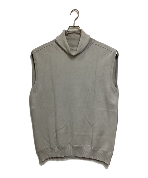 HOMME PLISSE ISSEY MIYAKE（オムプリッセ イッセイ ミヤケ）HOMME PLISSE ISSEY MIYAKE (オムプリッセ イッセイ ミヤケ) KNIT SWEARTER VEST グレー サイズ:Freeの古着・服飾アイテム