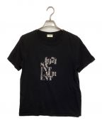 Saint Laurent Parisサンローランパリ）の古着「プリントTシャツ」｜ブラック