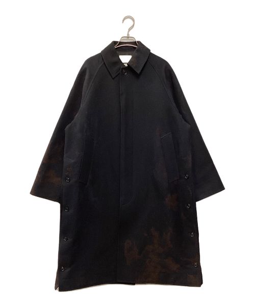 YOKE（ヨーク）YOKE (ヨーク) JACQUARD BAL COLLAR COAT ネイビー サイズ:1の古着・服飾アイテム