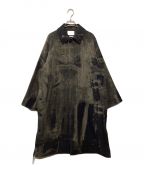 YOKEヨーク）の古着「ROTHKO JQ BAL COLLAR COAT」｜ネイビー×ベージュ