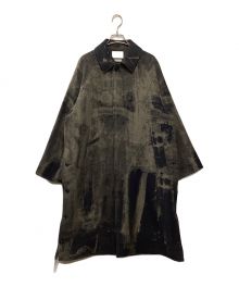 YOKE（ヨーク）の古着「ROTHKO JQ BAL COLLAR COAT」｜ネイビー×ベージュ