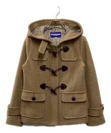 BURBERRY BLUE LABEL（バーバリーブルーレーベル）の古着「裏ノバチェックダッフルコート」｜ベージュ