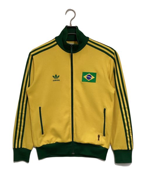 adidas（アディダス）adidas (アディダス) ブラジル代表トラックジャケット イエロー サイズ:Mの古着・服飾アイテム