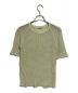 AURALEE（オーラリー）の古着「SUPER HARD TWIST LINEN MESH KNIT TEE」｜アイボリー