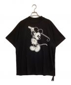 木梨サイクルゴルフ×DISNEYキナシサイクル×ディズニー）の古着「プリントTシャツ」｜ブラック