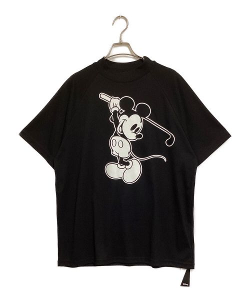 木梨サイクルゴルフ（キナシサイクル）木梨サイクルゴルフ (キナシサイクル) DISNEY (ディズニー) プリントTシャツ ブラック サイズ:XL 未使用品の古着・服飾アイテム