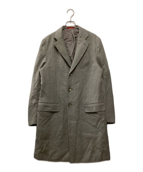 ISAIA（イザイア）ISAIA (イザイア) ウールチェスターコート グレー サイズ:50の古着・服飾アイテム