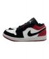 NIKE (ナイキ) AIR JORDAN 1 LOW BLACK TOE レッド×ブラック サイズ:US8：10000円