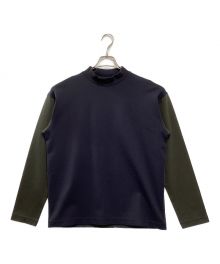 N.HOOLYWOOD（エヌ ハリウッド）の古着「MOCK NECK LONG SLEEVE SHIRT」｜ネイビー